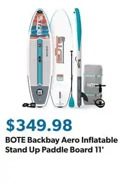 Sam's Club BOTE Backbay Aero Inflatable Stand Up Paddle Board 11' offer