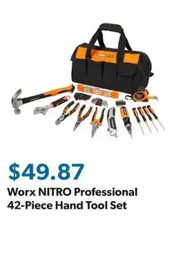 Sam's Club Worx NITRO Professional 42-Piece Hand Tool Set offer