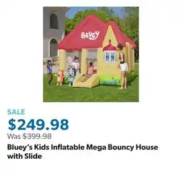 Sam's Club Bluey's Kids Inflatable Mega Bouncy House with Slide offer