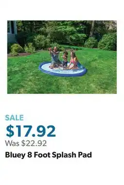 Sam's Club Bluey 8 Foot Splash Pad offer