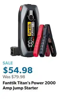 Sam's Club Fanttik Titan's Power 2000 Amp Jump Starter offer