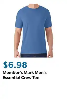 Sam's Club Member's Mark Men's Essential Crew Tee offer