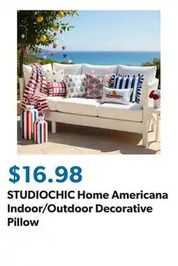 Sam's Club STUDIOCHIC Home Americana Indoor/Outdoor Decorative Pillow offer