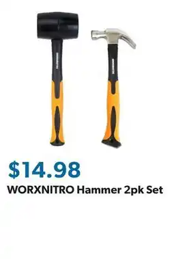 Sam's Club WORXNITRO Hammer 2pk Set offer