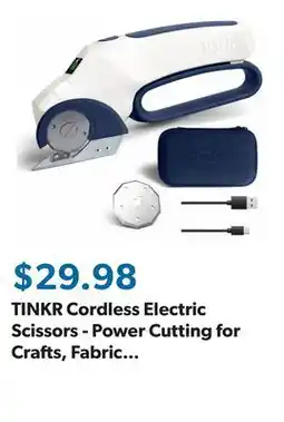 Sam's Club TINKR Cordless Electric Scissors - Power Cutting for Crafts, Fabric & DIY offer