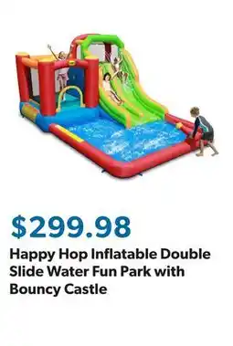 Sam's Club Happy Hop Inflatable Double Slide Water Fun Park with Bouncy Castle offer