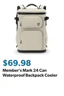 Sam's Club Member's Mark 24 Can Waterproof Backpack Cooler offer