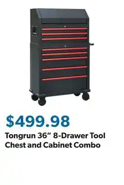 Sam's Club Tongrun 36 8-Drawer Tool Chest and Cabinet Combo offer