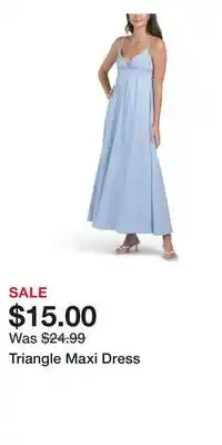 TJ Maxx Triangle Maxi Dress offer