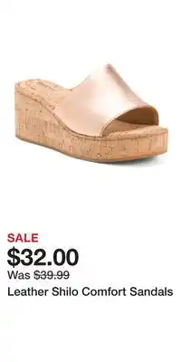 TJ Maxx Leather Shilo Comfort Sandals offer