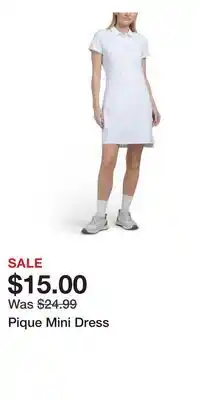 TJ Maxx Pique Mini Dress offer