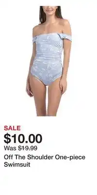 TJ Maxx Off The Shoulder One-piece Swimsuit offer