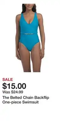 TJ Maxx The Belted Chain Backflip One-piece Swimsuit offer