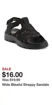 TJ Maxx Wide Blissful Strappy Sandals offer