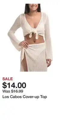 TJ Maxx Los Cabos Cover-up Top offer