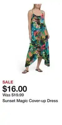 TJ Maxx Sunset Magic Cover-up Dress offer