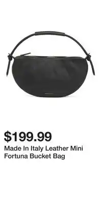 TJ Maxx Made In Italy Leather Mini Fortuna Bucket Bag offer