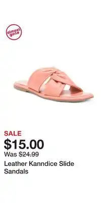 TJ Maxx Leather Kanndice Slide Sandals offer