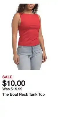 TJ Maxx The Boat Neck Tank Top offer