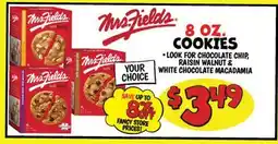Ollie's MRS. FIELD'S 8 OZ. COOKIES offer