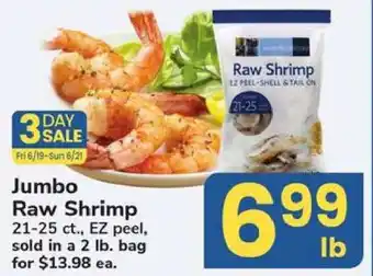 Safeway Jumbo Raw Shrimp offer