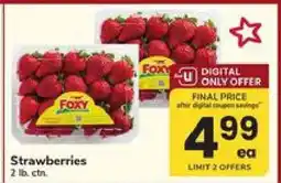 Safeway Strawberries offer