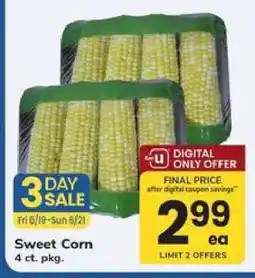 Safeway Sweet Corn offer