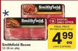 Safeway Smithfield Bacon offer