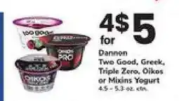 Safeway Dannon yogurt offer