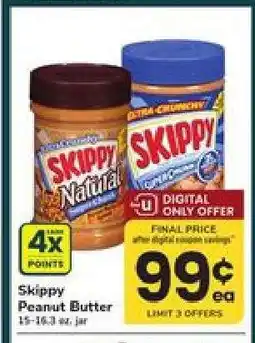 Safeway Skippy Peanut Butter offer