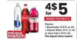 Safeway Glaceau, Vitamin Water, Coca-Cola offer