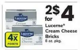 Safeway Lucerne Cream Cheese Bricks offer