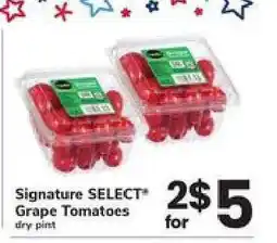 Safeway Signature SELECT Grape Tomatoes offer