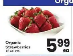 Safeway Organic Strawberries offer