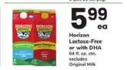 Safeway Horizon Lactose-Free or with DHA offer