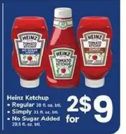 Safeway Heinz Ketchup offer