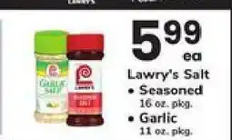 Safeway Lawry's Salt offer