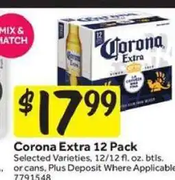 Stop&Shop Corona Extra 12 Pack offer