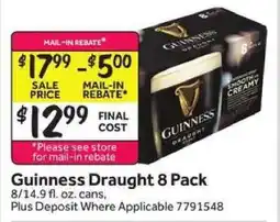 Stop&Shop Guinness Draught 8 Pack offer