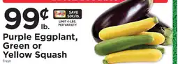 ShopRite Purple Eggplant, Green or Yellow Squash offer
