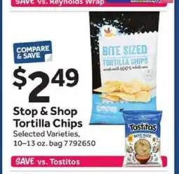 Stop&Shop Stop & Shop Tortilla Chips offer