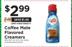 ShopRite Coffee Mate Flavored Creamers offer