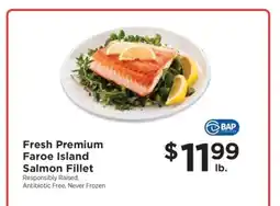 ShopRite Fresh Premium Faroe Island Salmon Fillet offer