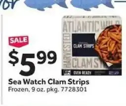 Stop&Shop Sea Watch Clam Strips offer