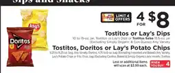 ShopRite Tostitos or Lay's Dips offer