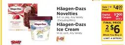 ShopRite HΓ€agen Dazs Ice Cream offer