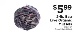 ShopRite Live Organic Mussels offer
