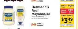 ShopRite Hellmann's Real Mayonnaise offer