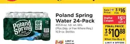 ShopRite Poland Spring Water 24-Pack offer