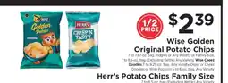 ShopRite Wise Golden Original Potato Chips offer